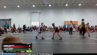 66 lbs Quarterfinal - Jasen Rapley, Dixie Hornets vs Aiden Smith, Gaston Grizzlies