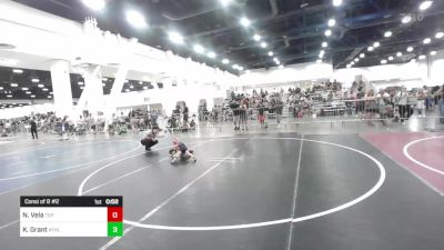 37 lbs Consi Of 8 #2 - Nazareth Vela, Top Rank vs Kora Grant, Athlos Wrestling