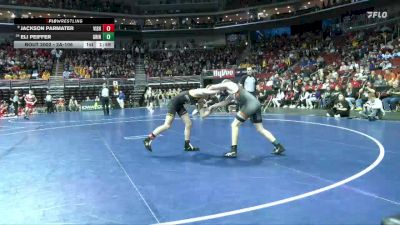 2A-106 lbs Champ. Round 1 - Jackson Parmater, Vinton-Shellsburg vs Eli Peiffer, Grinnell