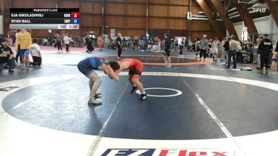 140A lbs Quarterfinal - Ilia Kikolashvili, Georgia vs Ryan Ball, Empire