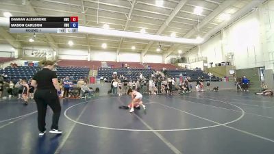 58-61 lbs Round 1 - Damian Alejandre, Northside Wrestling Club vs Mason Carlson, Shootbox Wrestling Club