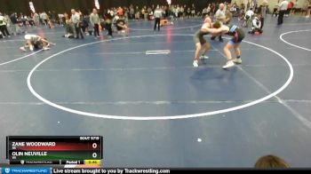 114 lbs Cons. Round 5 - Zane Woodward, NE vs Olin Neuville, WI
