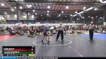 138 lbs Round 4 (8 Team) - Cade Bailey, RED LION WC vs Maxon Deangelo, VB FIGHTHOUSE