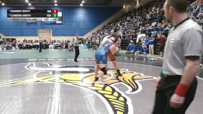 2 - 285 lbs Quarterfinal - Konner Whitt, Marion vs Camden Smith, Fort Defiance