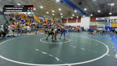 138 lbs Cons. Semi - Aiden Rios-Ramirez, Nogales vs Kamari Baldelomar, San Dimas