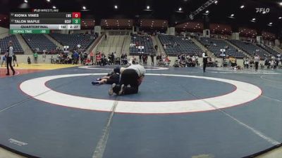 157 lbs Quarterfinal - Talon Maple, New College Of Florida vs Kiowa Vines, Lindsey Wilson (Ky.)