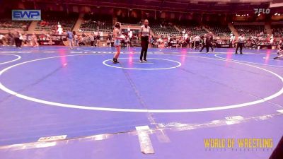 84 lbs Quarterfinal - Americah Mills, Roundtree Wrestling Academy vs Lynkin Carter, Threestyle