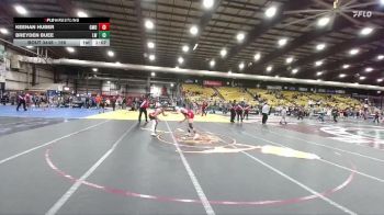 150 lbs 3rd Place Match - Breyden Buee, Laker Wrestling vs Keenan Huber, Glendive Mat Devils