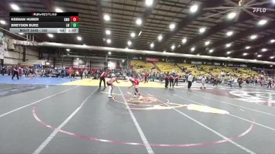 150 lbs 3rd Place Match - Breyden Buee, Laker Wrestling vs Keenan Huber, Glendive Mat Devils