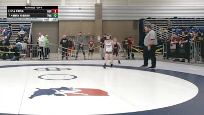 80 lbs Champ. Rd Of 32 - Luca Pavia, Monster Garage Wrestling vs Henry Riesen, The Fort Hammers Wrestling