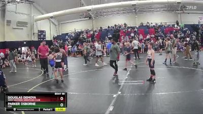 80 lbs Round 2 - Douglas Demoya, West Wateree Wrestling Club vs Parker Osborne, C2X