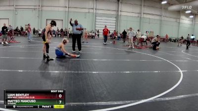 120 lbs Cons. Round 3 - Liam Bentley, New Kent Wrestling Club vs Matteo Mancuso, Dynamic