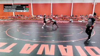 149 lbs Cons. Semi - Marlone Kirksy, Indiana Tech vs Drew Matthews, Defiance College