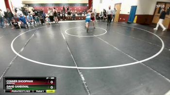 285 lbs Cons. Round 4 - Conner Shoopman, Riverton vs David Sandoval, Lyman