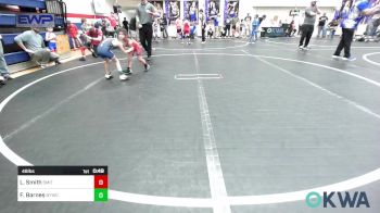 46 lbs Round Of 16 - Logan Smith, Smith Wrestling Academy vs Foster Barnes, Newcastle Youth Wrestling