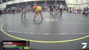 220 lbs Semis & 1st Wrestleback (8 Team) - Cam Jenkins, Palmetto White vs Tayshaun Glover, Invictus Wrestling Club