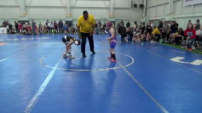 68 lbs Round 3 - Bristol Pope, Valkyrie Girls WC vs Parker McCray, EP Rattlers