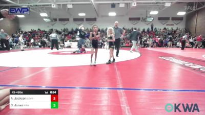 51 lbs Consolation - Zellee Edwards, HURRICANE WRESTLING ACADEMY vs Rikki Olsen, Mojo Grappling Academy