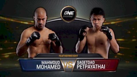 Mahmoud Mohamed vs. Sagetdao Petpayathai ONE Shanghai