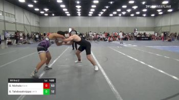180 lbs Rr Rnd 2 - David Nichols, Roundtree Wrestling Academy 14U vs George Tahdooahnippah, Untouchables 14U