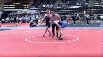 174 lbs Consi Of 8 #1 - Maxx Fesinger, Mercyhurst vs Braden Brown, LIU-Unatt