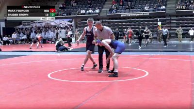 174 lbs Consi Of 8 #1 - Maxx Fesinger, Mercyhurst vs Braden Brown, LIU-Unatt