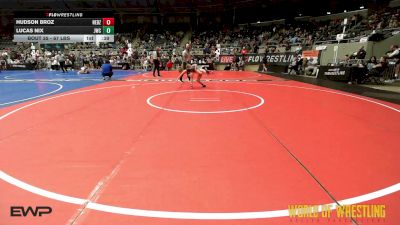 67 lbs Consi Of 16 #1 - Hudson Broz, Nebraska Boyz vs Lucas Nix, Juggernaut Wrestling Club