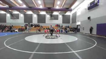 Girls 137 lbs Cons. Semi - Sophia Isbell, Trinity Girls vs Everleigh Clark, Foothill Girls