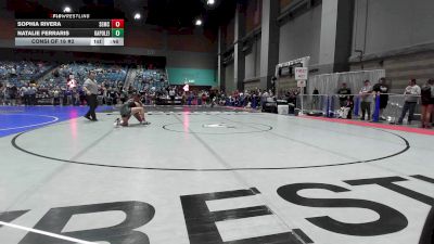 110 lbs Consi Of 16 #2 - SOPHIA RIVERA, Salem Elite Mat Club vs Natalie Ferraris, Elite Wrestling