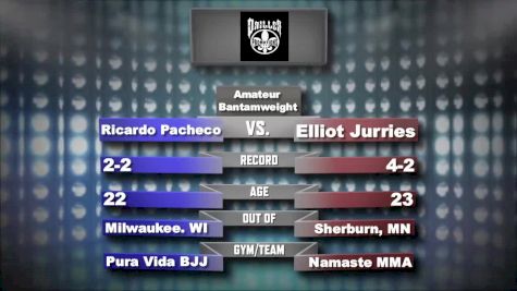 Elliot Jurries vs. Ricardo Pacheco - Driller Promotions - Mecca X Replay