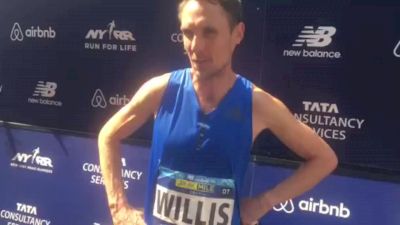 4x 5th Ave Mile champ Nick Willis says the finish line is always farther away than you think