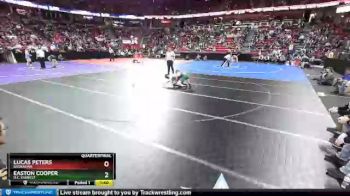 D1-126 lbs Quarterfinal - Easton Cooper, D.C. Everest vs Lucas Peters, Kaukauna