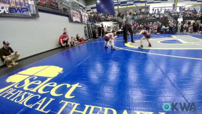 49 lbs Quarterfinal - Teagen Martinez, Carl Albert vs Finlee Sellers, Rough Riders