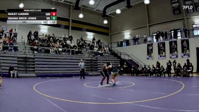 235 lbs Quarterfinals (8 Team) - Hailey Lussier, Carrollton vs Quiana Grice- Jones, Shiloh