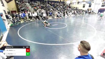 107 lbs Round Of 16 - AJ Kane, Council Rock North vs Jojo Burke, St. Joseph Regional