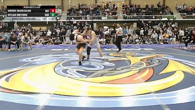 132 lbs 3rd Place - Derek Marcolini, Milford MA vs Dylan Meyers, Ridgefield