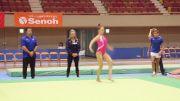 Maile O'Keefe, Floor Routine - Training Day 1, 2017 International Junior Japan