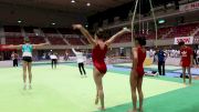 Team USA's Line Warmup - Training Day 2, 2017 International Junior Japan