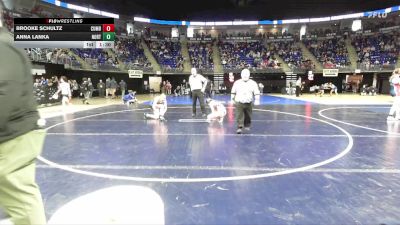 130 lbs Round Of 16 - Brooke Schultz, Cumberland Valley vs Anna Lanka, Northern Lebanon