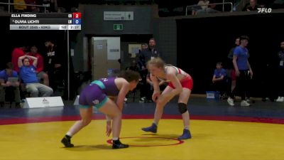 62kg Cons. Round 1 - Ella Finding, Coast RTC vs Olivia Lichti, London-Western WC