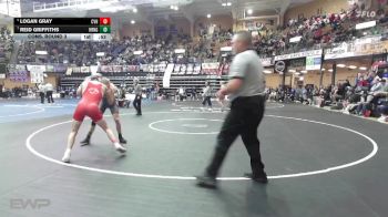 144 lbs Cons. Round 3 - Reid Griffiths, Herington HS vs Logan Gray, Caney Valley HS