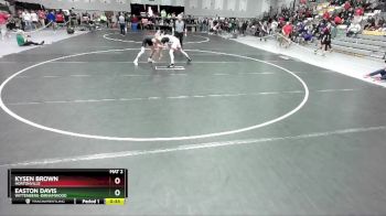 138 lbs Cons. Round 6 - Easton Davis, Wittenberg-Birnamwood vs Kysen Brown, Hortonville