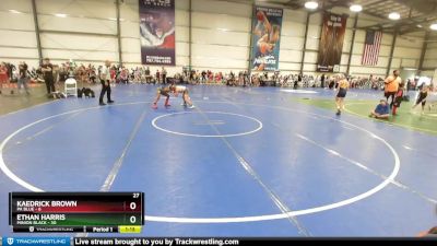 84 lbs Rd# 8- 12:30pm Saturday Final Pool - Kaedrick Brown, PA Blue vs Ethan Harris, Minion Black