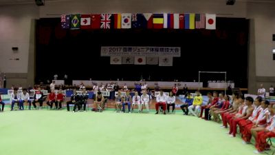 Beam Event Finals Award Ceremony - 2017 International Junior Japan