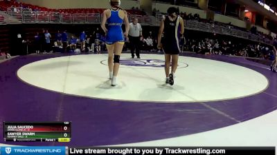 120 lbs Round 3 (8 Team) - Sawyer Swarm, Kearney Girls vs Julia Saucedo, Grand Island JV