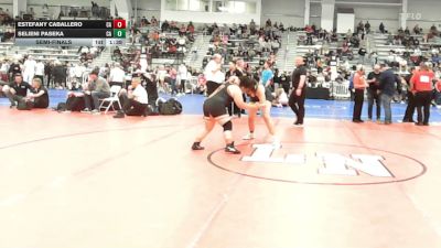 185 lbs Semifinal - Estefany Caballero, CA vs Selieni Paseka, CA