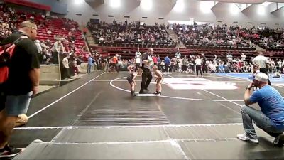 52 lbs Consi Of 16 #2 - Kael Edison, Pryor Tigers vs Salyer Torix, Sperry Wrestling Club