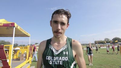Jerrell Mock after a repeat individual title at Roy Griak