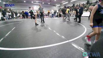 49-55 lbs Rr Rnd 2 - Layla Waldeck, Vinita Kids Wrestling vs Kinsey Mabe, Quezada Wrestling Academy