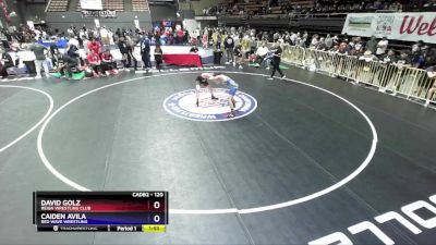 120 lbs Cons. Round 2 - David Golz, Reign Wrestling Club vs Caiden Avila, Red Wave Wrestling